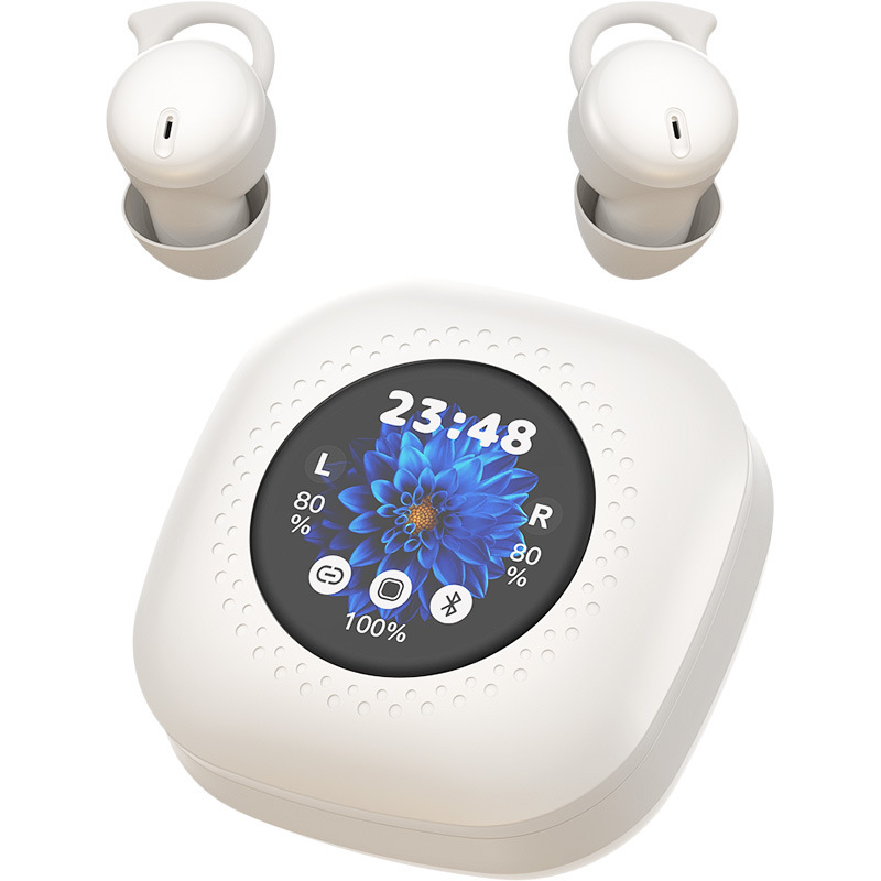 新型Q26Proスマートスクリーン睡眠bluetoothイヤホン側寝耳入耳式ミニカード騒音低減運動|undefined