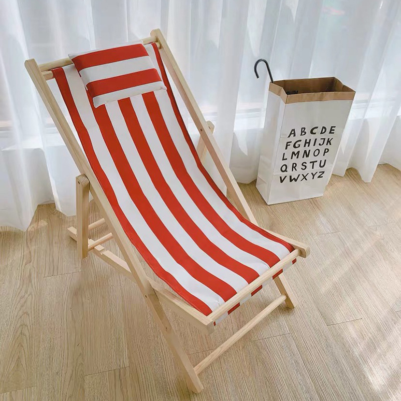 옥스포드 천 빨간색과 흰색 스트립