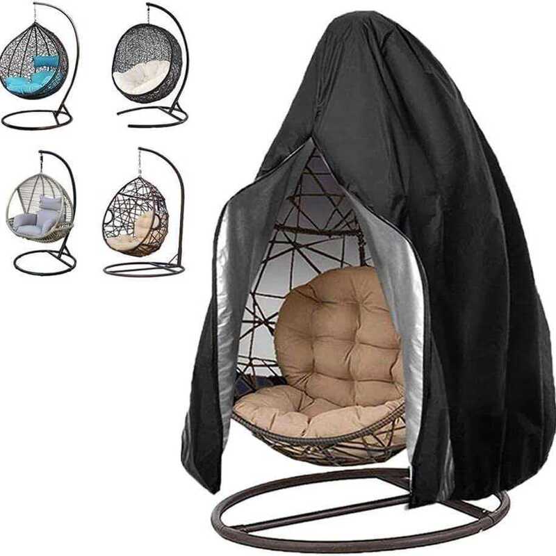 Cross-border best-selling outdoor hanging chair cover, sunshade, and rain cover for home use, suitable for balconies, providing dust and rain protection Cross-border best-selling outdoor hanging chair cover, sunshade, and rain cover for home use, suitable for balconies, providing dust and rain protection