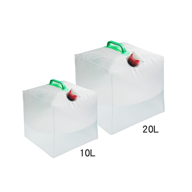 20L car folding water bag PVC square outdoor emergency disaster relief survival drinking water bottle picnic water portable bucket