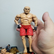 散货玩具WWE手办模型摆件6寸兵人摔跤手外贸超可动人偶