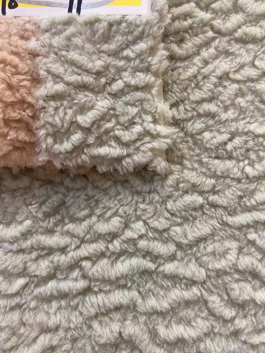 Nuevo 700g tela de Cachemira super suave Cordero Cachemira en relieve Otoño e Invierno ropa bufanda zapatos pijamas tela