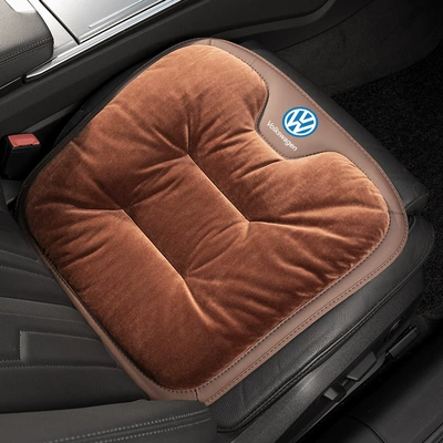 Seat cushion, seat cover Cushions, Magotan, Tiguan L, Tayron - flannel-chestnut-brown-volkswagen-front-row-1-picture