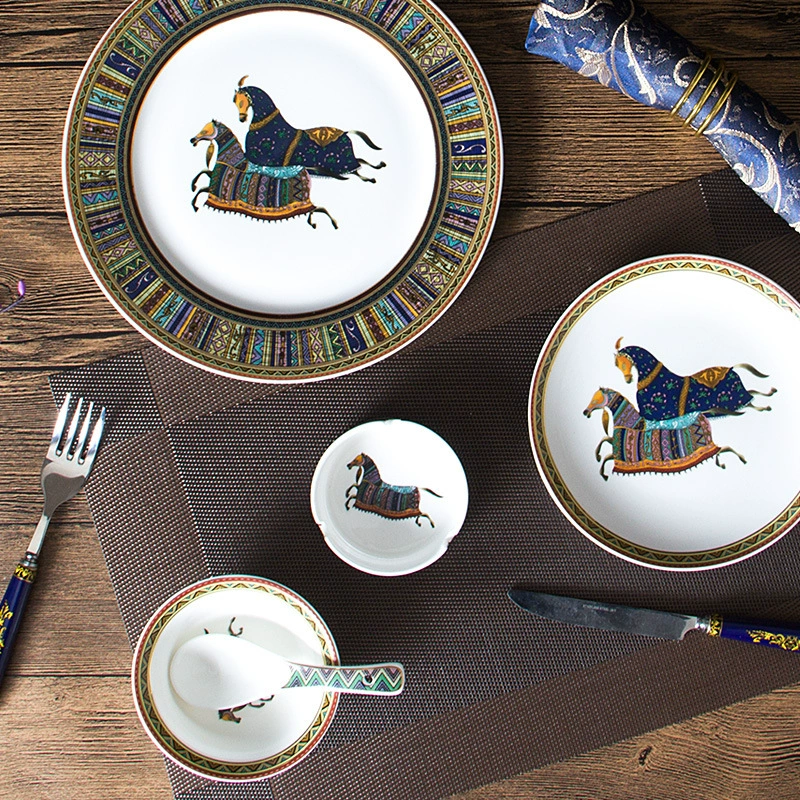 Ceramic tableware for hotel, set, 4 piece set, direct factory sales