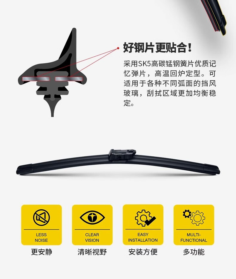 Suitable for wiper changan yidong PLUS wiper mute special yidong wiper 20/21/22/23 wiper