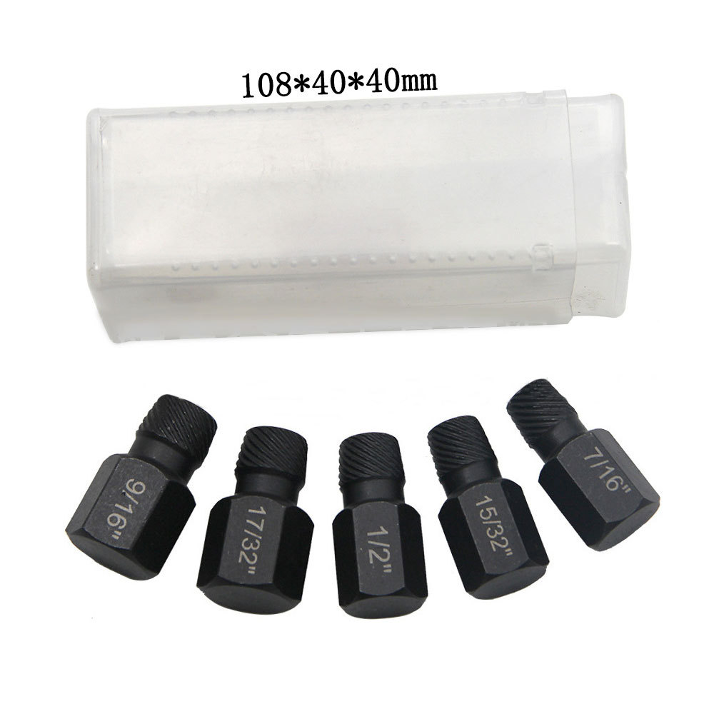 5pc 검정색 고체 7/16"-9/16" 플라스틱 튜브 [296g]