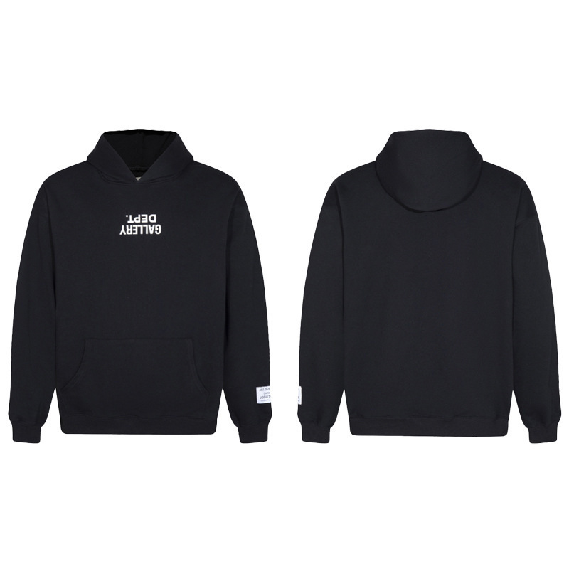外単Gallery Dept経典アルファベットスローガンlogo腕炎プリントファッションパーカー|undefined