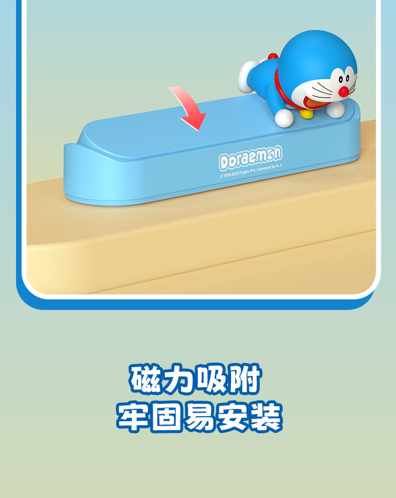 Doraemon Genuine Car Parking Sign Creative Hidden Temporary Parking Number Plate Phone Number Changeable Parking Sign