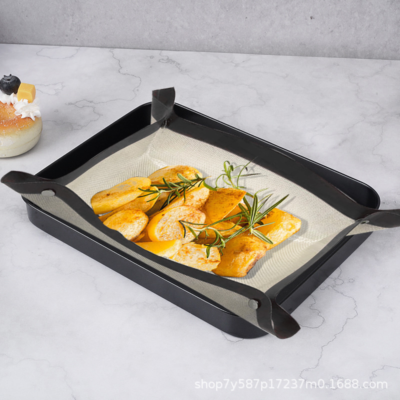 シリコンベーキングマットボタン付きオーバーフロー防止オーブンベーキングマット焼きチキンマットbaking matベーキングツールマカロンマット|undefined