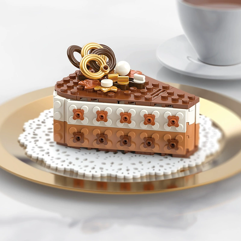 Jiaqi JK5618-30 Sweet Story: украшения для полуденного чайного торта, конструктор из деталей для детской сборки, игрушка-подарок для девочек