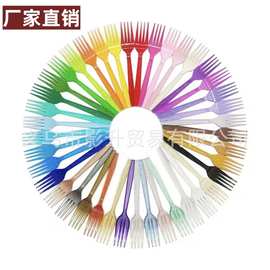 厂家现货直销一次性刀叉勺餐具派对用品塑料刀叉勺跨境外贸货源