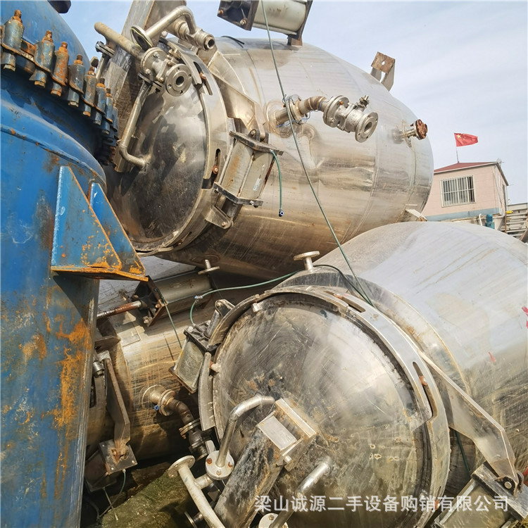 九成新 三联5吨10吨生物发酵罐 提取机组动态静态提取罐