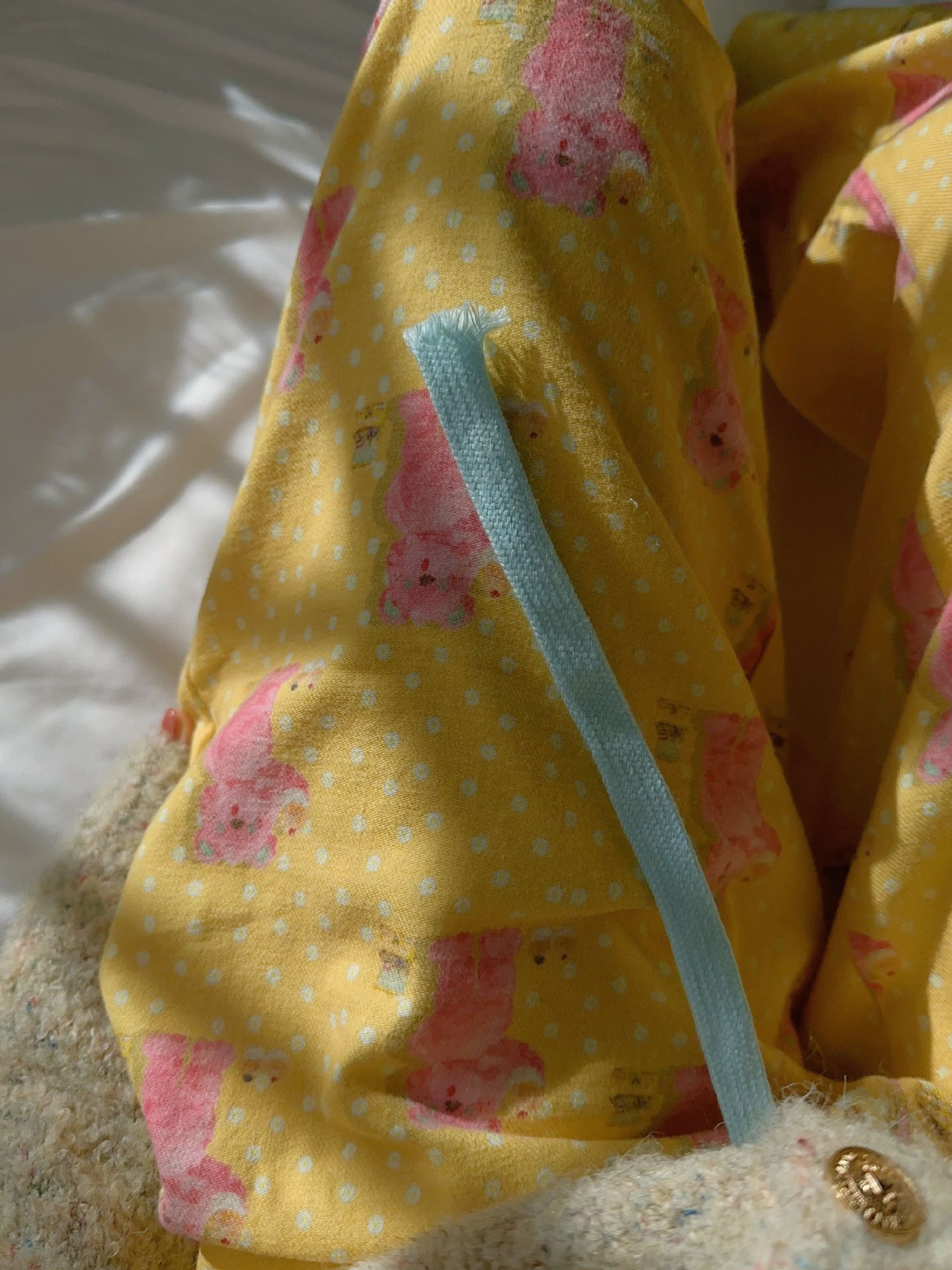 Pijamas sueltos de cereza de manzana de algodón cepillado, pantalones lindos para el hogar