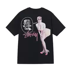 Cross-Border 6 Situ Stu2025 New T-Shirt for Men and Women Short-Sleeved T-Shirt Doll Cow Summer T-Shirt Loose Imitation Cotton