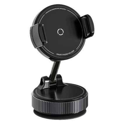 New car phone holder with single-hand stable grip for navigation, dashboard vacuum suction cup car phone holder