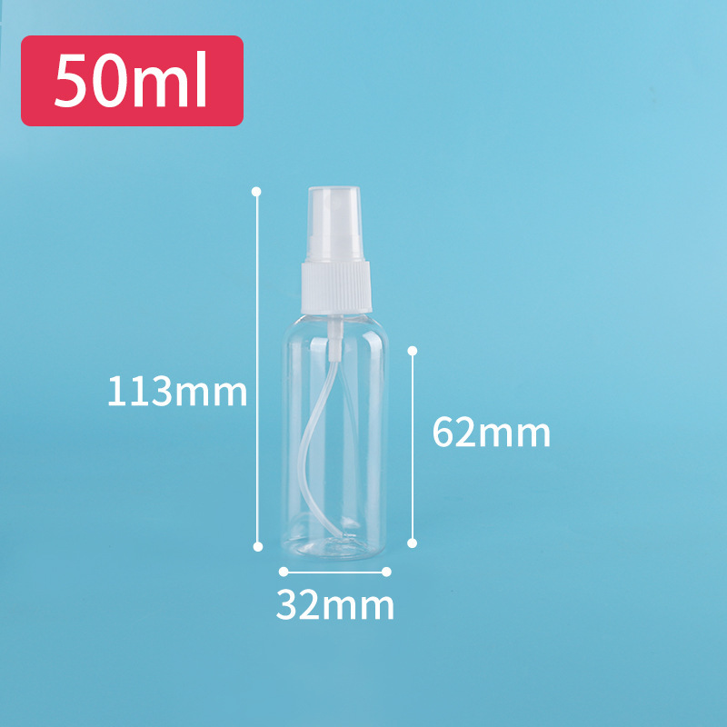 Botella de aerosol de algodón húmedo botella vacía set botella de aerosol de algodón maquillaje botella de aerosol de agua viaje
