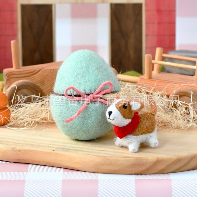 Cross-border Surprise Easter Egg from Wool Felt Wool Felt Surprise…
