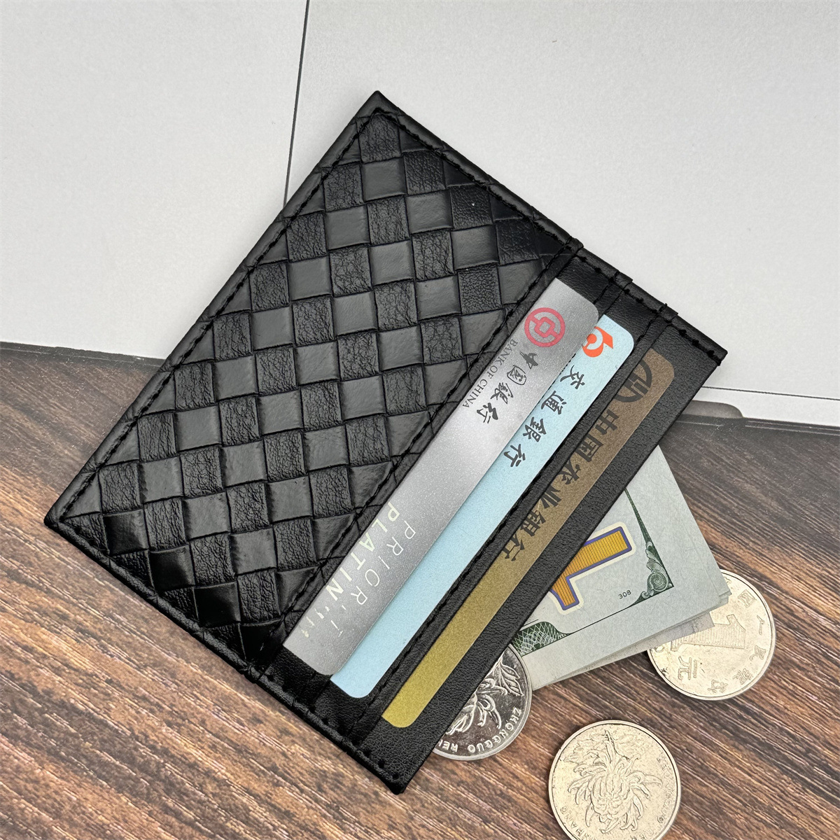 Transfronterizos de alto nivel sensación ultra delgada bolsa de tarjetas compacta multi tarjeta mini porta tarjetas bancarias soporte de tarjetas de alta calidad Amazon productos explosivos