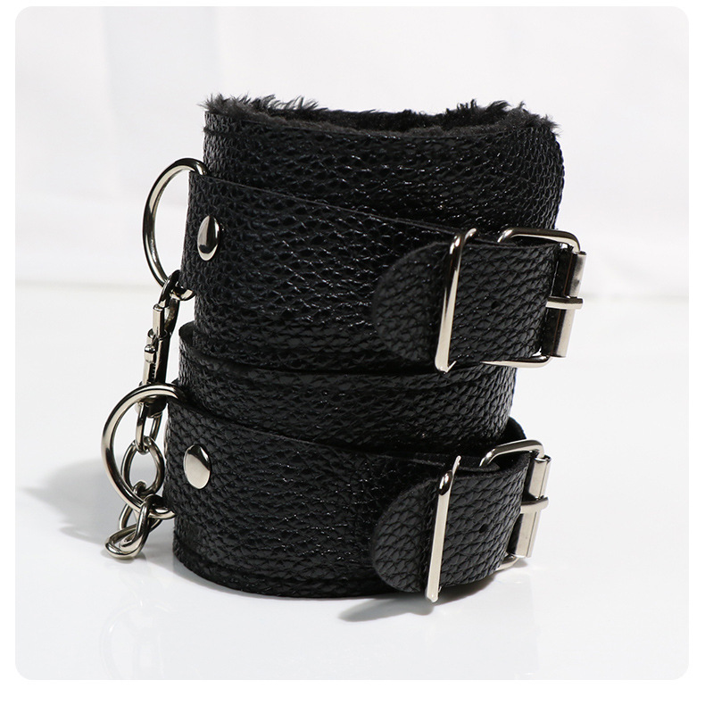 Adult Bondage Kit with Hand and Foot Cuffs, Neck Cuff, Eye Mask and Nipple Clamps — detail image 26