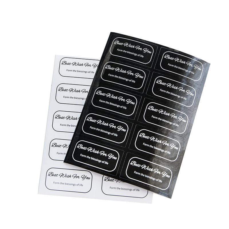 Pegatinas para empaquetado de flores al por mayor, materiales florales para bricolaje, pegatinas autoadhesivas impermeables en inglés para el Día de San Valentín.