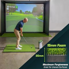 Golf mat高尔夫打击垫户外练习场挥杆垫室内高尔夫人工草坪地毯