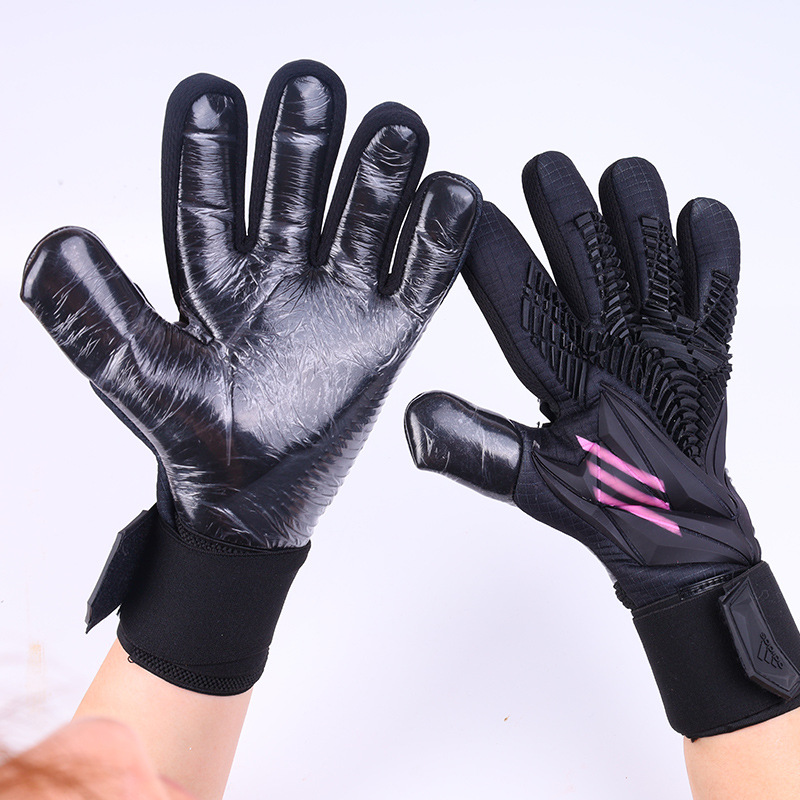 Guantes de fútbol profesional para niños adultos engrosados guantes de portero anticolisión deportes guantes de portero