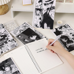 Cartoon animation high-looking A5 coil notebook lined notebook student notebook office stationery notepad wholesale