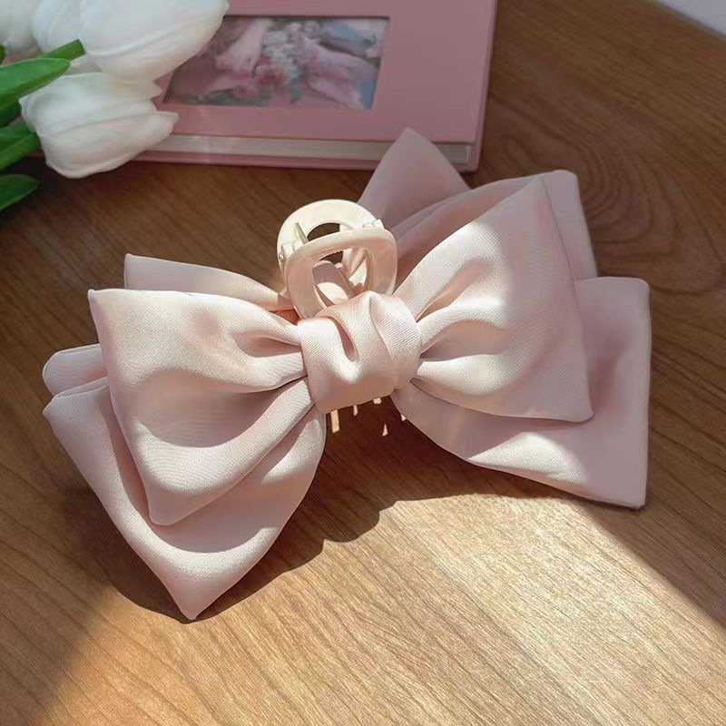 Elegante fermaglio per capelli con fiocco double face donna_voghion.com