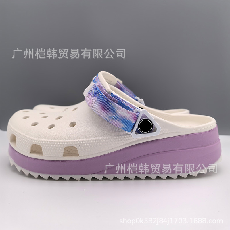 Cross Cool Walking Hole Shoes Women's Summer New Classic Lava Pop Cool Walking Beach Shoes Sandals 208285