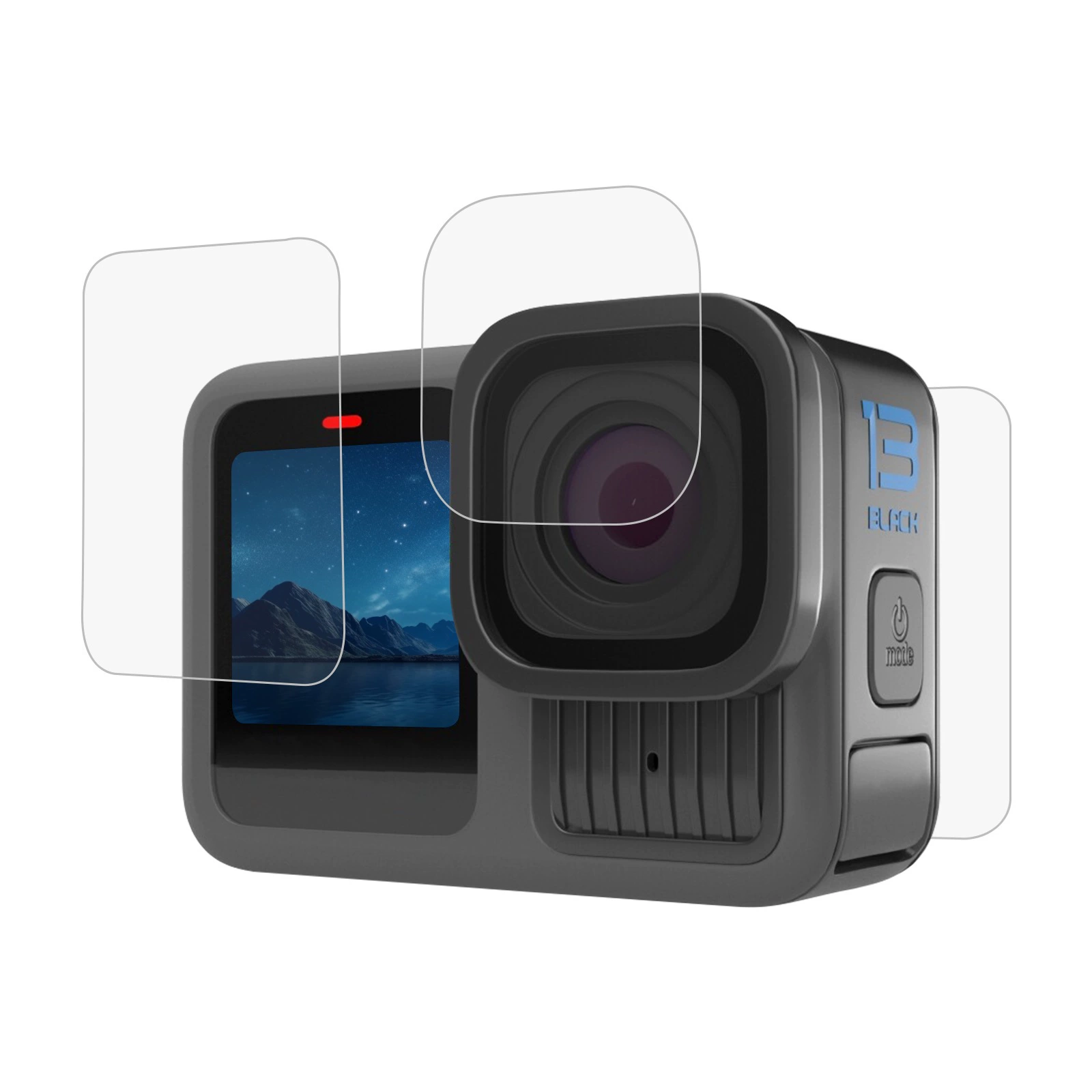 Пулуз Фэт Коу подходит для видеокамеры GoPro Hero13 BLACK спортивная камера Глиpper Ginochemical стеклянная пленка набор