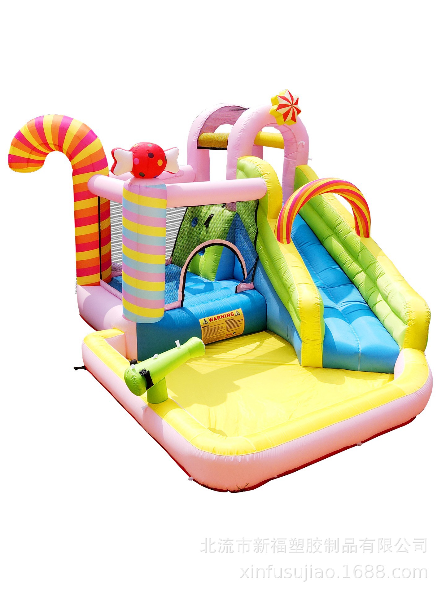 Castillo inflable para niños, casa interior, pequeño tobogán, castillo travieso, trampolín, juguete para bebé, casa de dulces