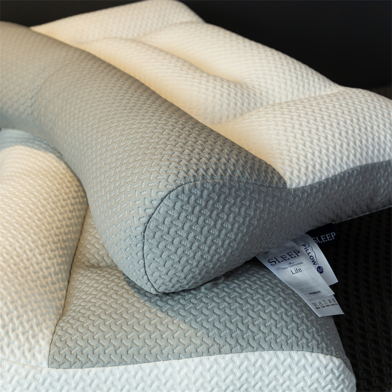 Wholesale traction pillow pillow pillow core repair correction cervical spine one set fiber pillow neck pillow cervical pillow latex pillow 