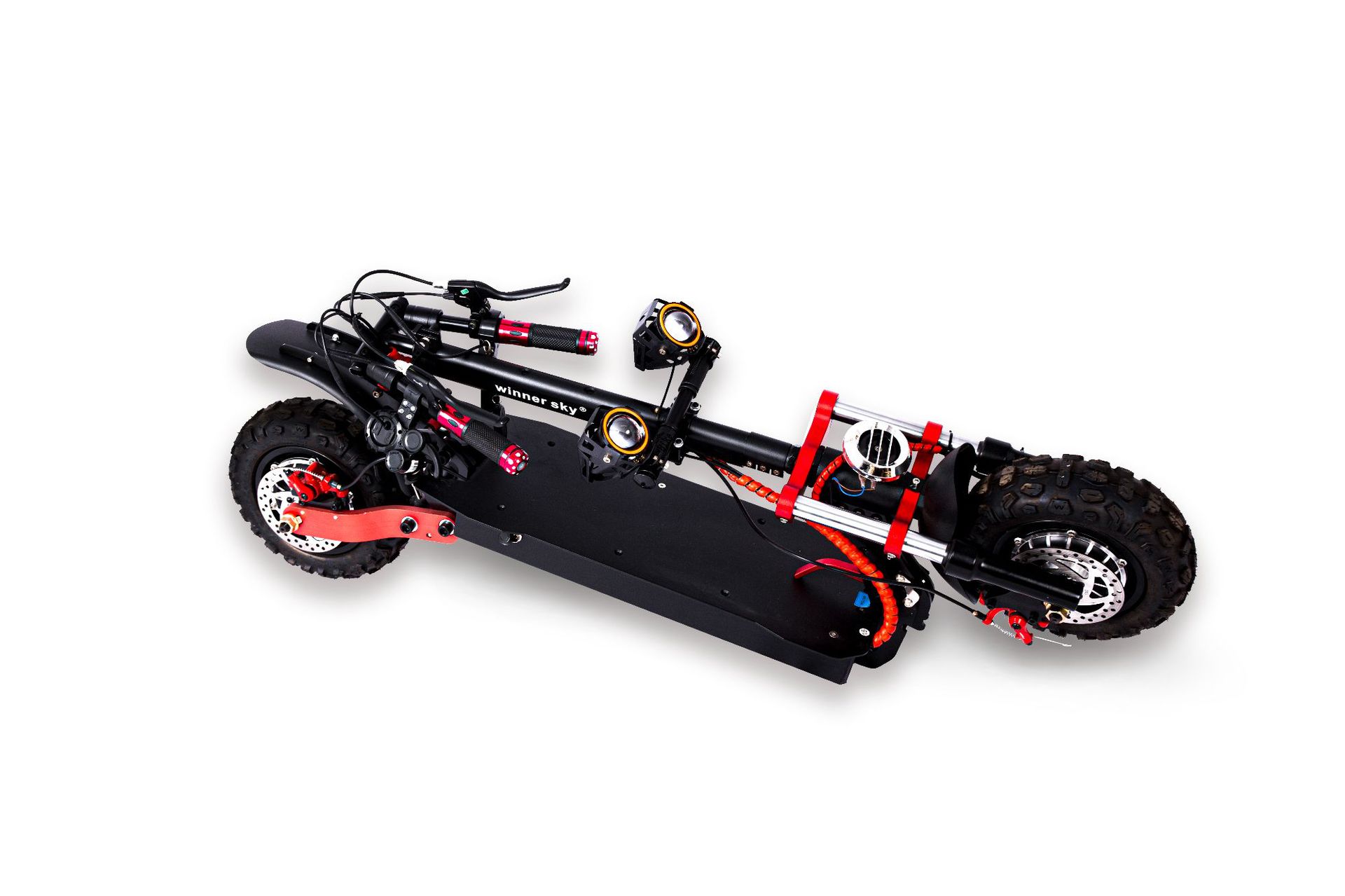 11 inch 1200W Dual Drive Off-Road Adult Electric Scooter Foldable