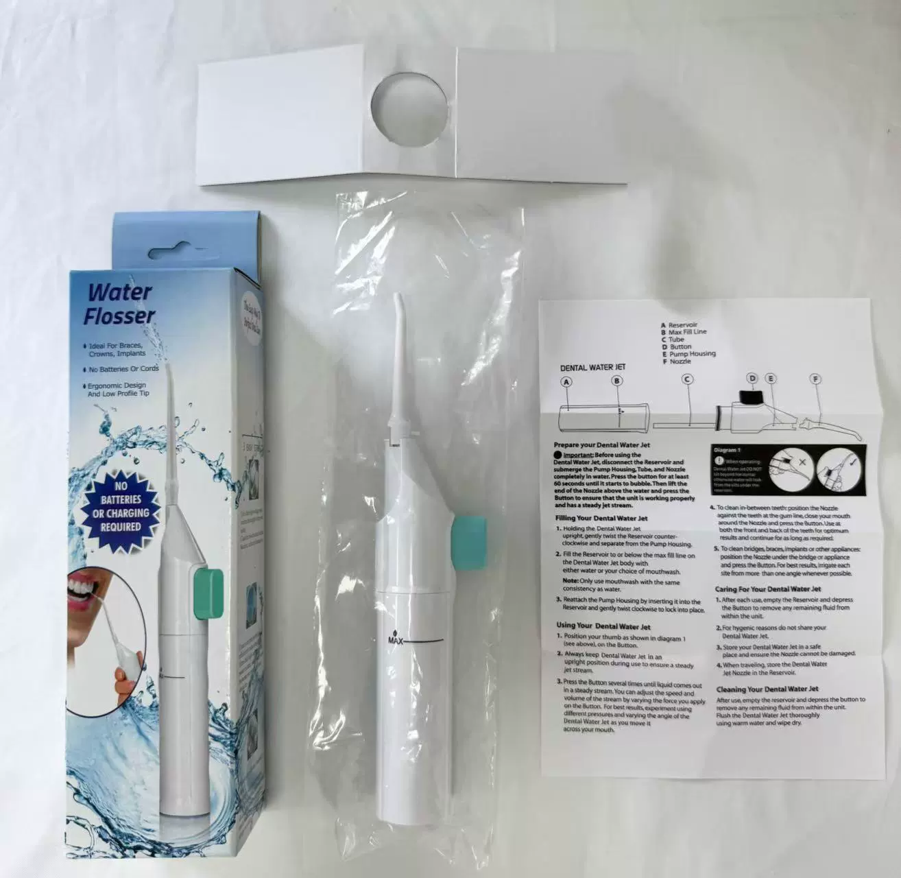 E -commerce live product Water FLOSS tooth washing device portable manual high -pressure teeth
