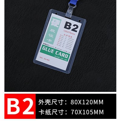 Porta Tarjetas de Identificación Transparente de Plástico Duro para Estudiantes de Jardín de Infancia Weima B2A7B7, Porta Credenciales de Trabajo, Porta Tarjetas Moderno y Simple