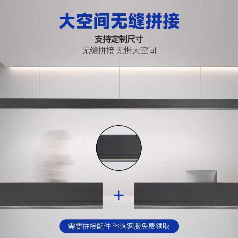 Lámpara de protección de ojos LED simple empalmada sin costuras para el área de la oficina luminosa hacia arriba y hacia abajo antideslumbrante de red de abeja tipo lámpara de lámpara