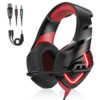 Cross-border hot-selling onkuma K1-B headset headset cable computer headset eating chicken game gaming headset