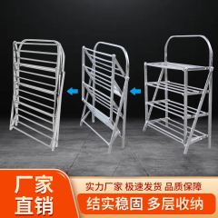 靴棚ステンレスは家の入り口に折り畳み靴棚の多層寮の敷地面積を設置しないでください