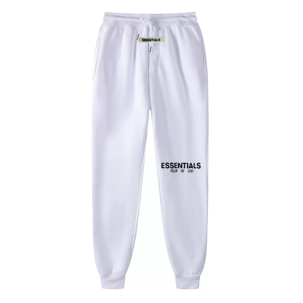 FEAR OF GOD 复线 ESSENTIALS 潮牌加绒卫裤秋冬新款l印花OG