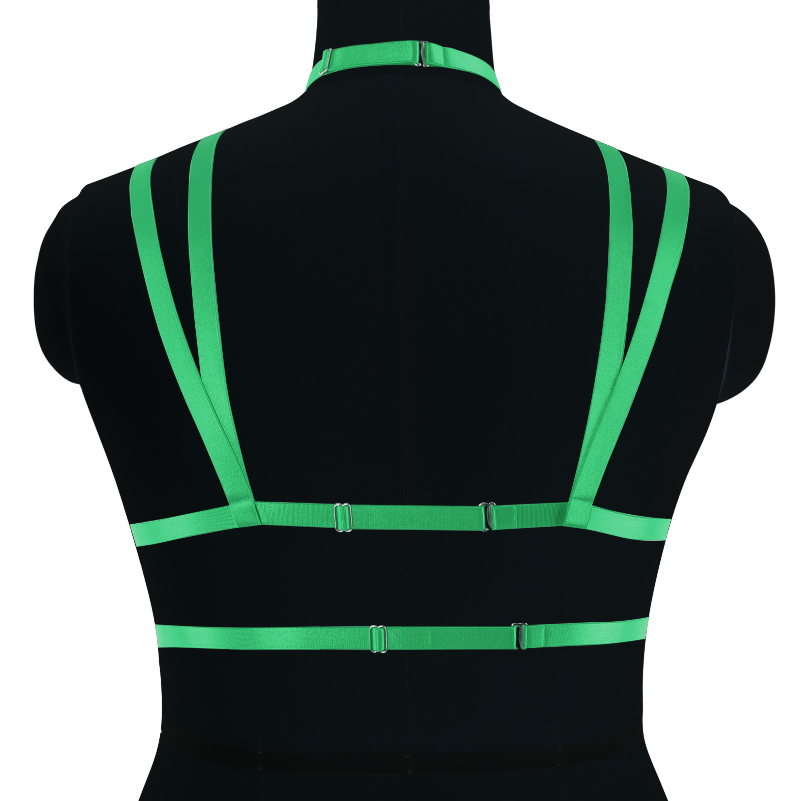 Hollow Out Cami Bra Top Green