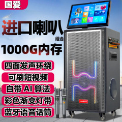 家庭KTV智能音响套装家用拉卡ok语音点歌户外大音量移动K歌一体机