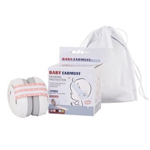 亚马逊工厂供应睡眠隔音婴儿耳罩防噪音儿童防护耳罩发带款