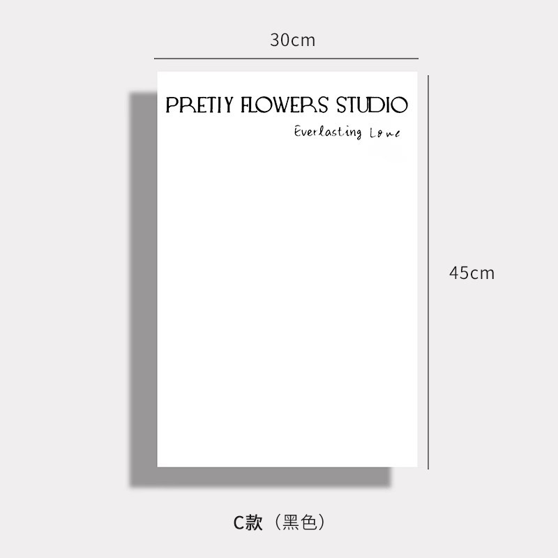 섹션 C-방수; 30*45cm [20 시트/가방]