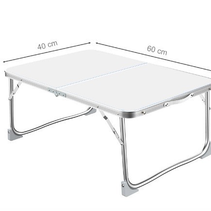 Aleación de aluminio mesa para computadora portátil cama mesa plegable de doble uso mesa perezosa dormitorio de estudiantes mesa de estudio fábrica al por mayor