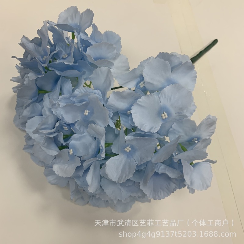 仿真花束5头无叶绣球婚庆假花路引装饰外贸跨境仿真绣球假花家居|undefined