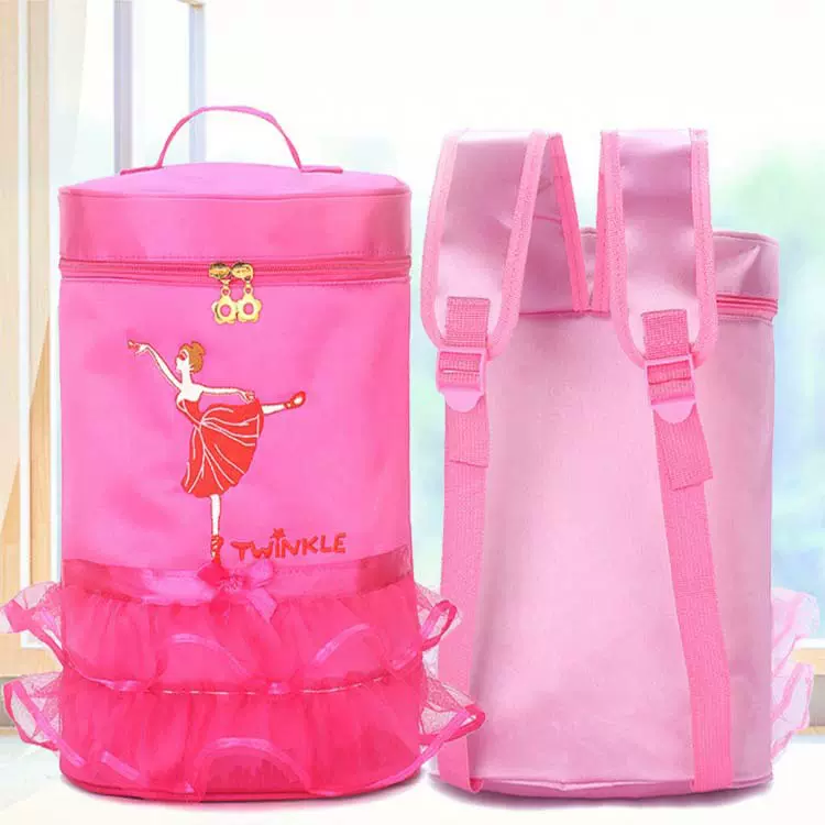 中童舞蹈包Dance Bag时尚双肩包900D芭蕾舞包定制logo刺绣背包