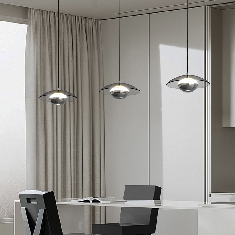 Lámpara del comedor italiano minimalista 2026 nueva lámpara de lámpara del comedor casera creativa de alto nivel lámpara de bar 255L