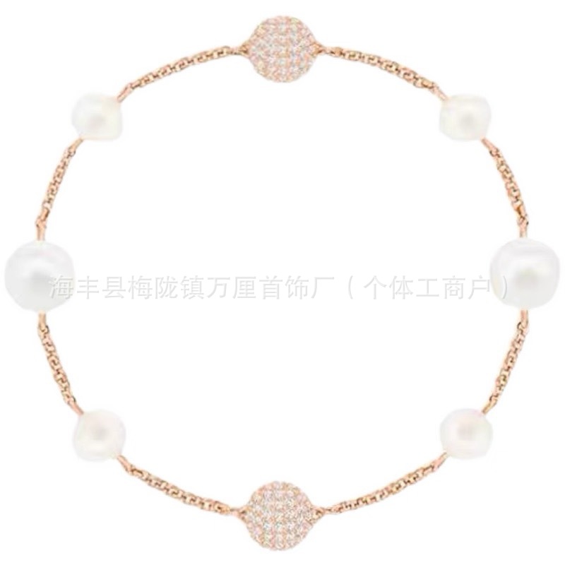 珍珠泡泡手链【玫瑰金色】