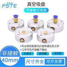 非接触式光伏伯努利真空吸盘 经济型SNT-40/60/80口罩无纺吸盘布