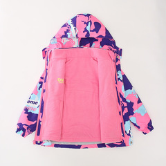 女童外套秋裝風中大童新款洋氣秋冬裝拼接衝鋒衣3-15歲三合一女孩